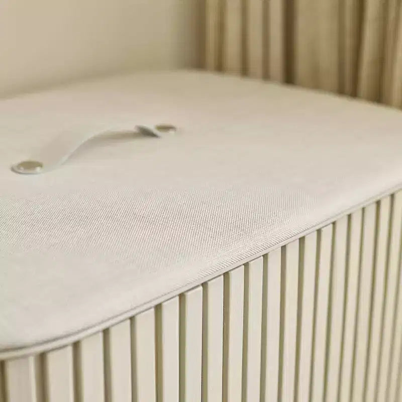 Joseph Joseph Tota Trio Luxe 90L Cesto portabiancheria con separazione in bambù - Ecru