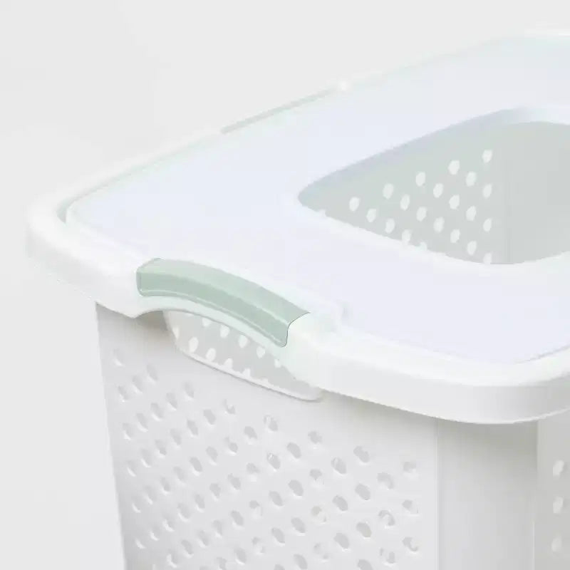 Lanterna BR XL con coperchio bianco e manici verde sogno - Brightroom™