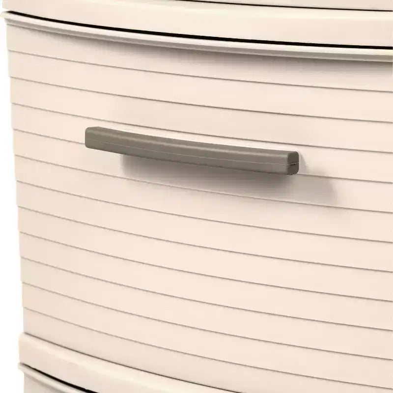 Cassettiera media a 4 cassetti bianca "Snowfall" - Brightroom™