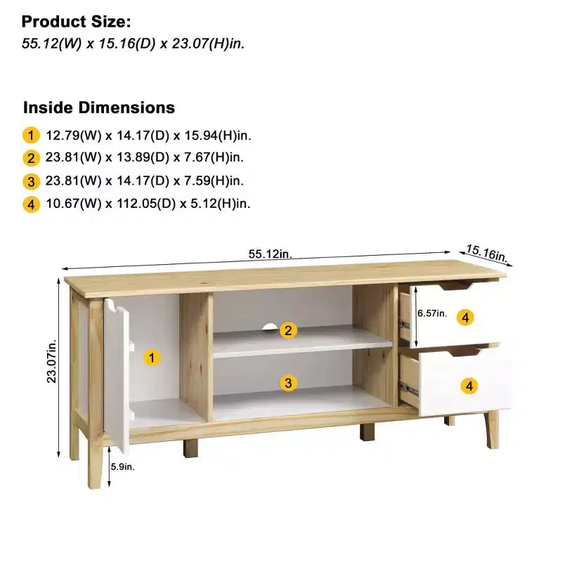 Mobile TV Trendfurn Latera in Legno