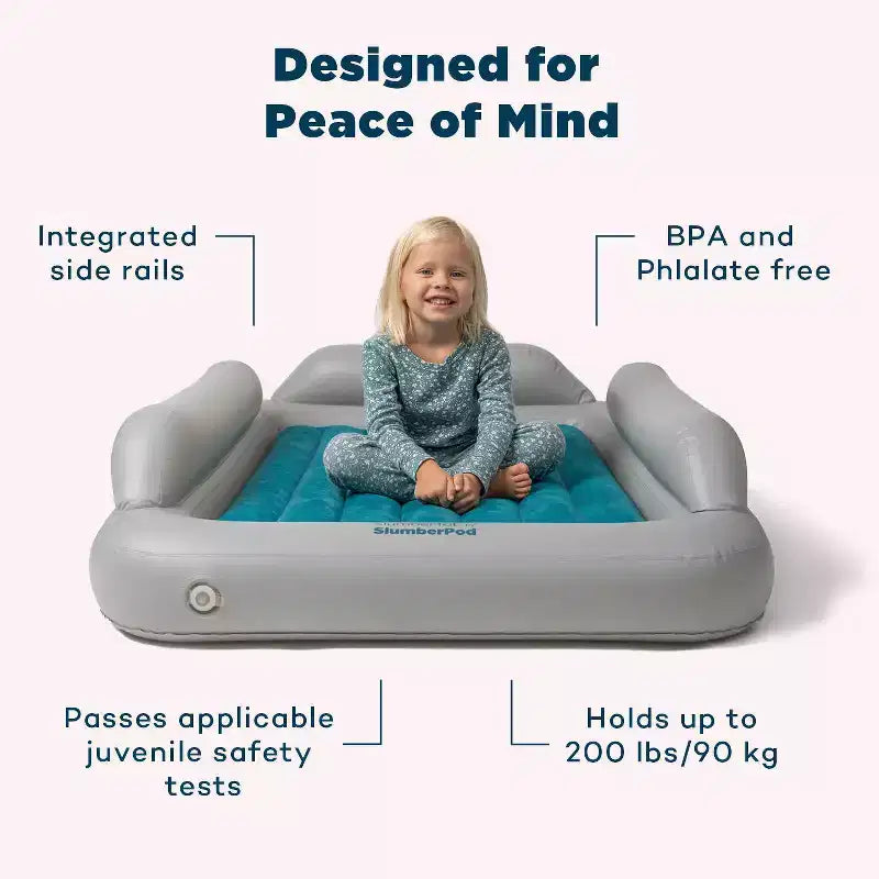 Lettino gonfiabile per bambini SlumberPod SlumberTot: Struttura in PVC, grigio, 2,82 kg