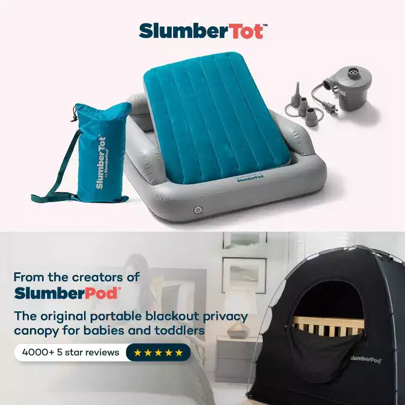 Lettino gonfiabile per bambini SlumberPod SlumberTot: Struttura in PVC, grigio, 2,82 kg