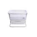 Venice Child Sunset Dreaming Bedside Bassinet - White: Aluminum Frame, Cotton Filling, 22 Lbs Capacity