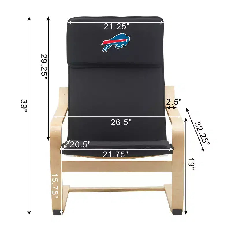 Sedia d'Appoggio NFL Buffalo Bills Bentwood