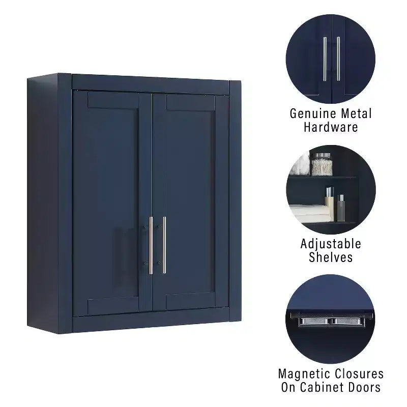 Pensile portaoggetti Crosley Savannah blu notte