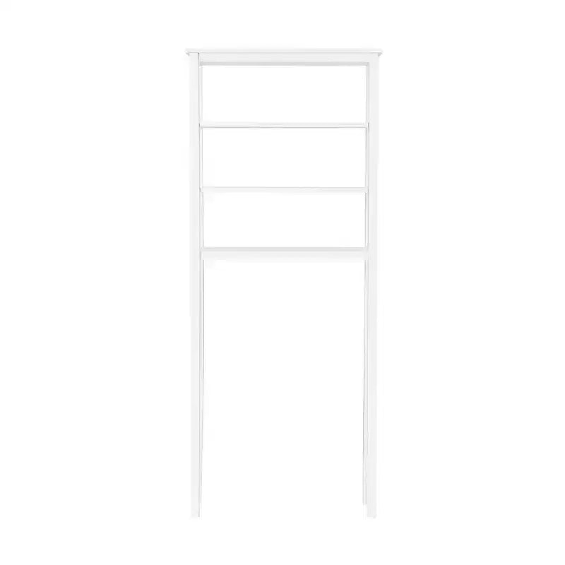 Dover Over the Toilet Organizer with Open Shelving White - Alaterre Furniture