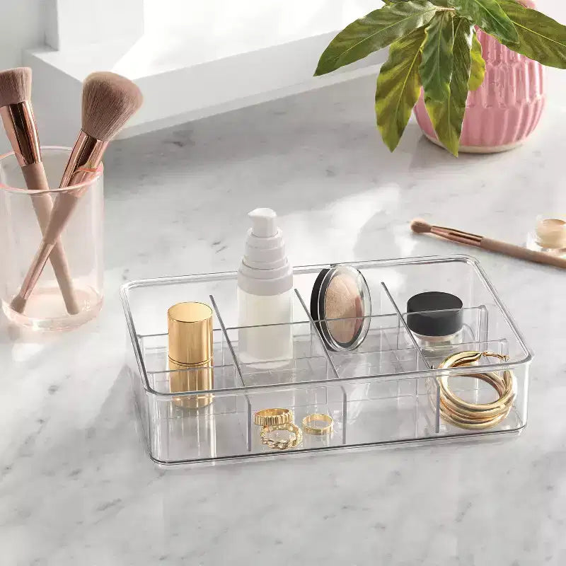 Organizzatore a vassoio 23x15x5 cm trasparente - Brightroom™