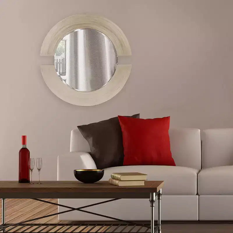 Specchio da parete rettangolare incorniciato Antoni Smokey Gray 36"x24" Howard Elliott: stile moderno, MDF