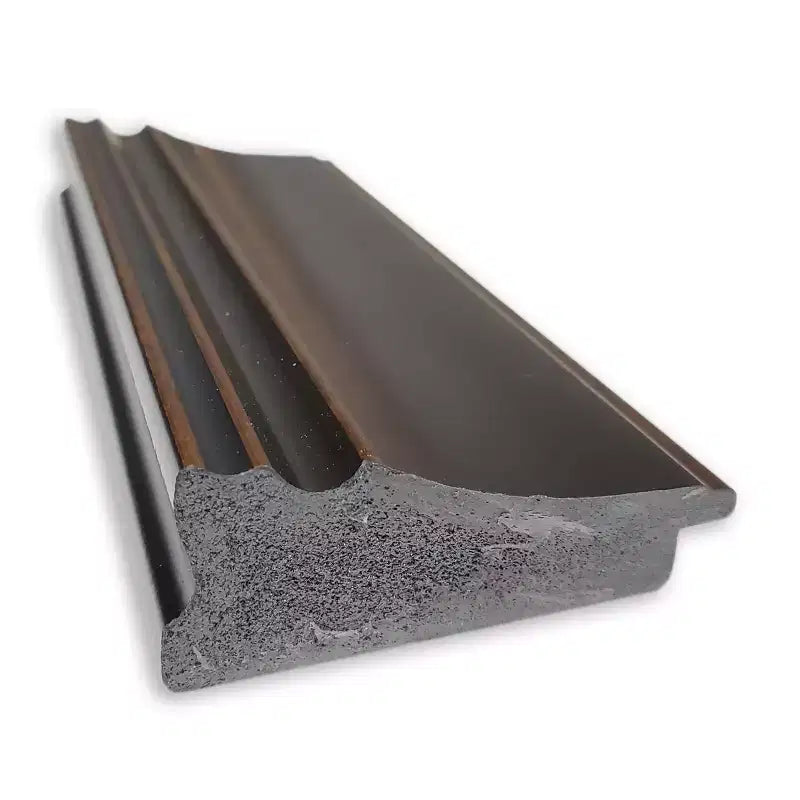 Specchio da parete rettangolare non bisellato da 23" x 29" Trio bronzo lucidato a olio - Amanti Art: moderno, include hardware di montaggio