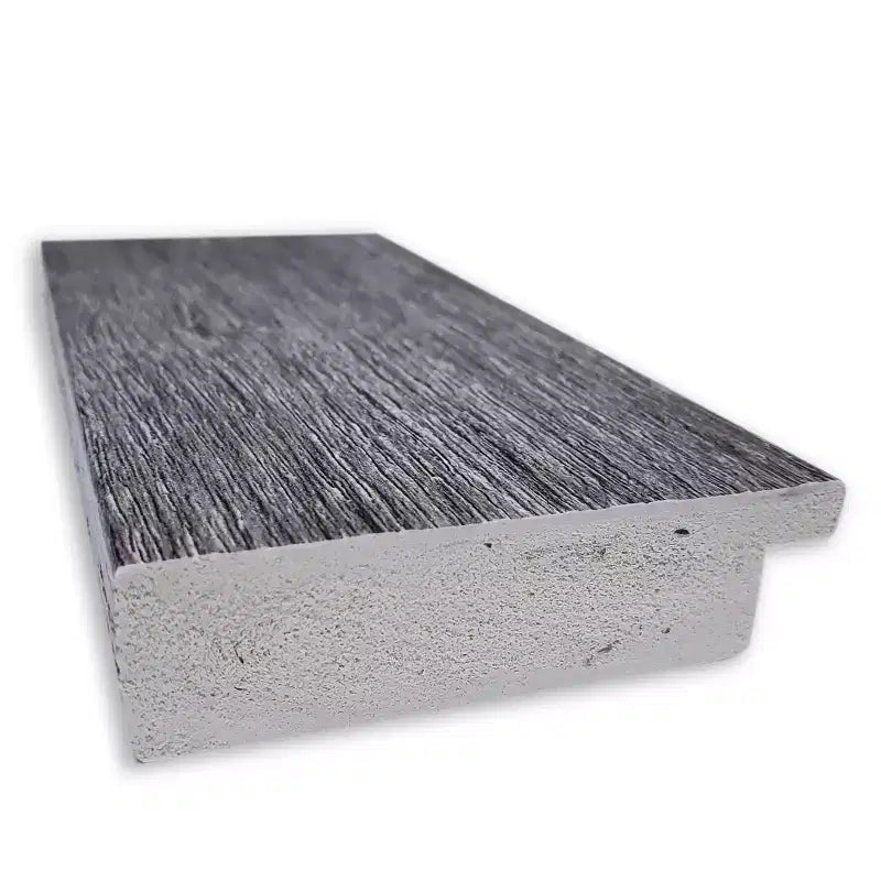 Specchio da parete rustico con cornice in corteccia 25" x 25" grigio - Amanti Art: quadrato smussato, decorazioni per l'ingresso, nessun montaggio richiesto