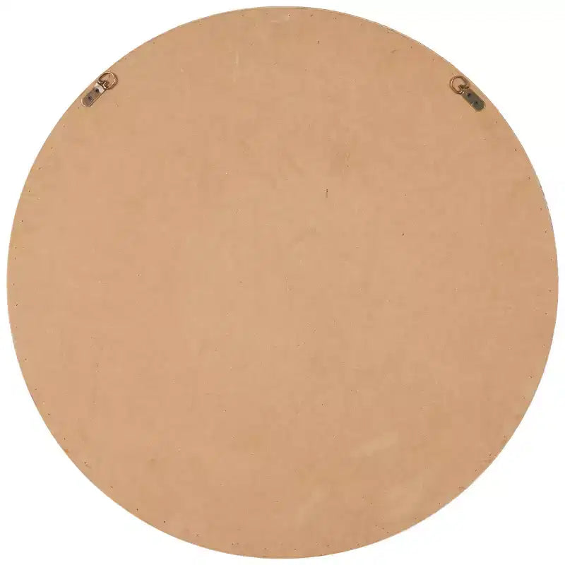 Specchio da parete a scacchi in legno fatto a mano 81x81 cm Marrone - Olivia & May