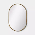 24"x36" Metal Tube Wall Mirror Gold - Threshold™