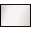 40" x 29" Non-Beveled Bathroom Wall Mirror Jet Black - Amanti Art: Rectangle, Polystyrene Frame, Wall Mounted
