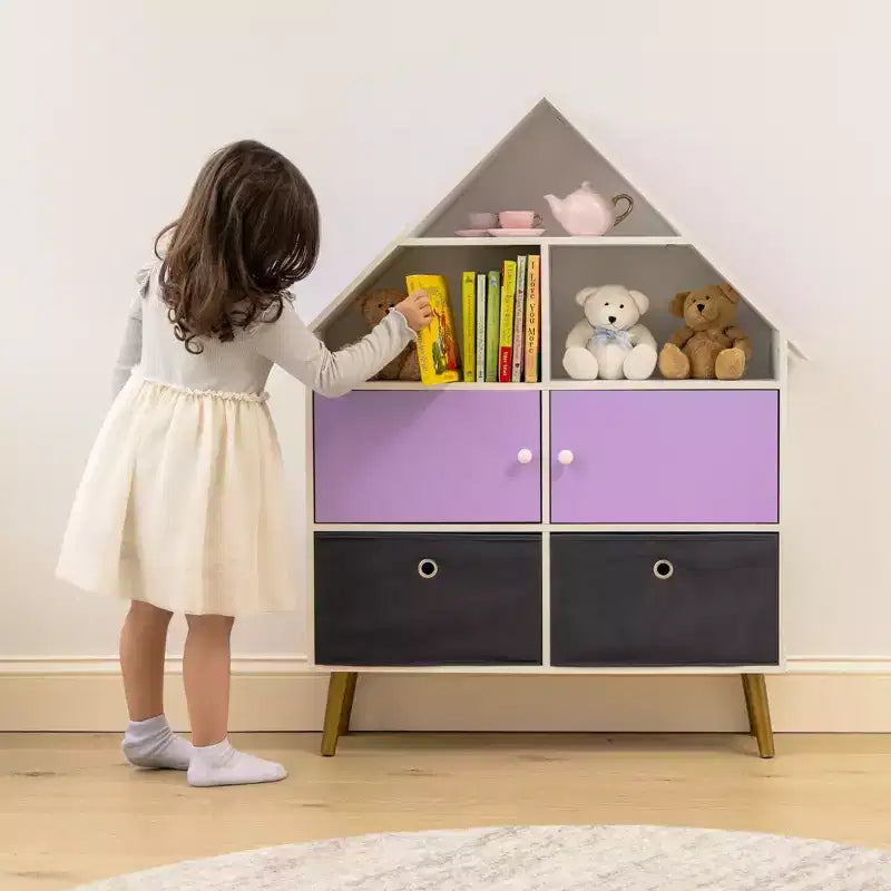 Humble Crew Organizer per la conservazione delle bambole per bambini Viola