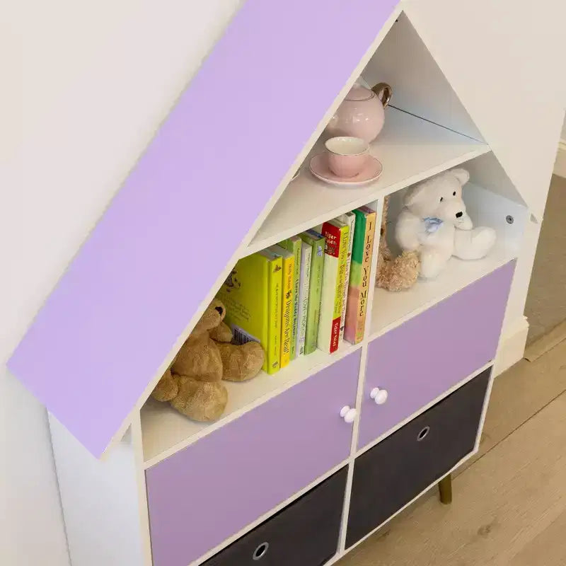 Humble Crew Organizer per la conservazione delle bambole per bambini Viola