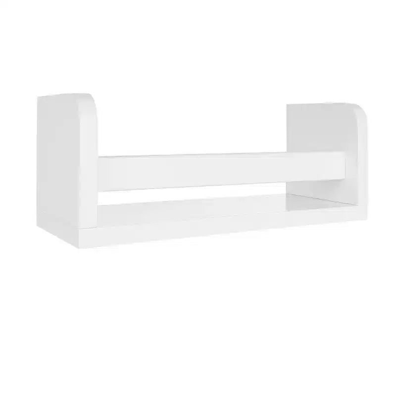 Set da 2 mensole galleggianti compatte RiverRidge Kids da 25,4 cm per cameretta/soggiorno/ufficio, colore bianco
