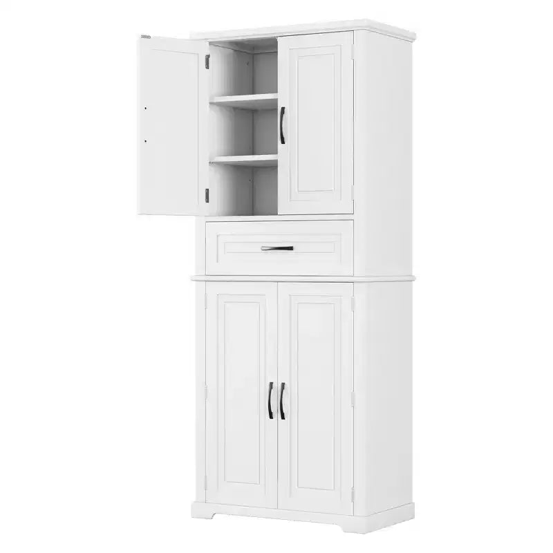 Christopher Knight Home Mobiletto da Bagno Moderno Ashbur con Cassetto e Ripiano Regolabile