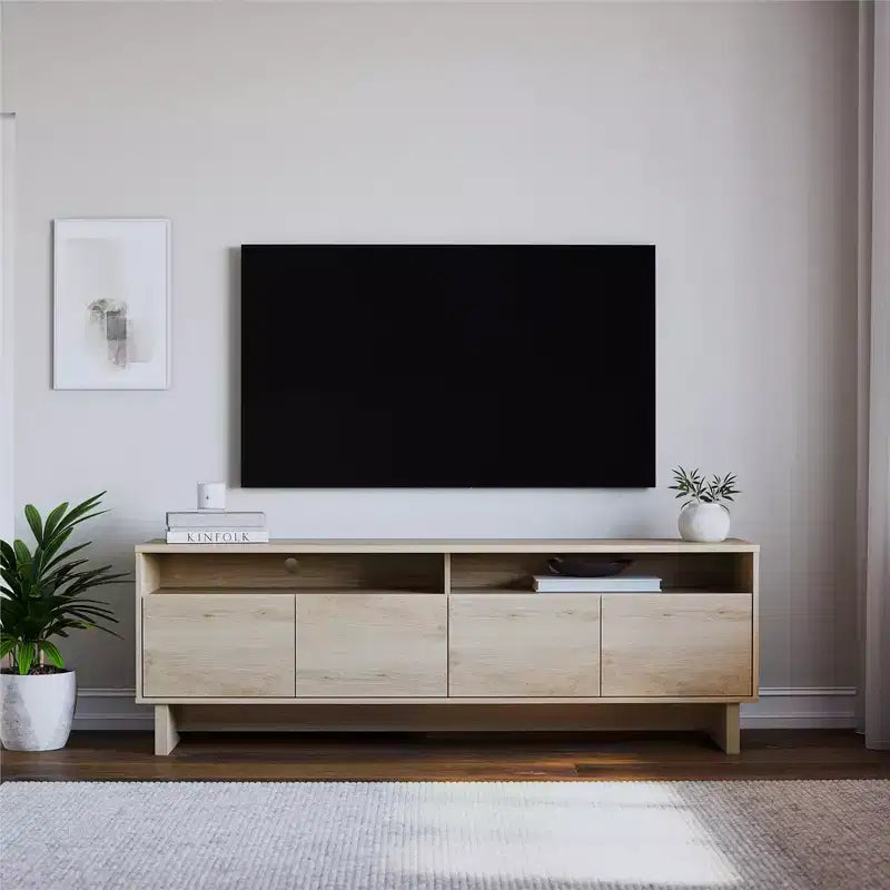 Consolle porta TV a 4 ante RealRooms Nivelle per TV fino a 75 pollici