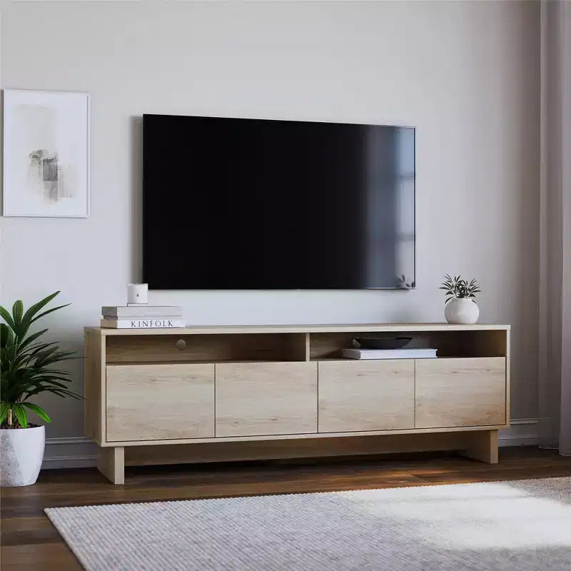 Consolle porta TV a 4 ante RealRooms Nivelle per TV fino a 75 pollici