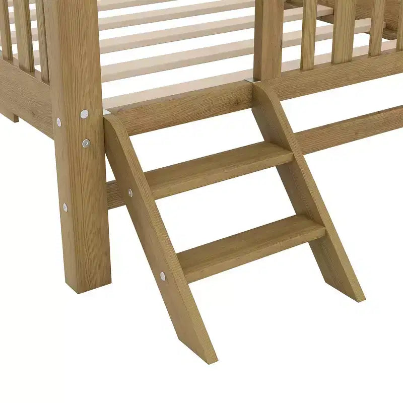 Letto a piattaforma in legno Whisen con sponde e 2 cassetti, misura singola