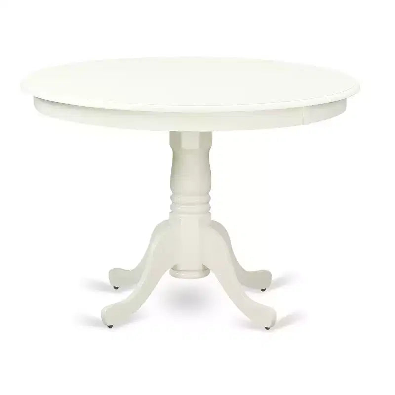Tavolo da Cucina Moderno HomeStock con Piano e Gambe a Piedistallo in Legno Asiatico