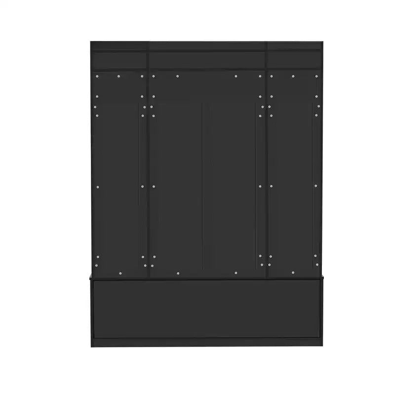 Appendiabiti da ingresso con scarpiera, panca da ingresso con appendiabiti, scaffale portaoggetti largo 149 cm per piccoli spazi, soggiorno, corridoio