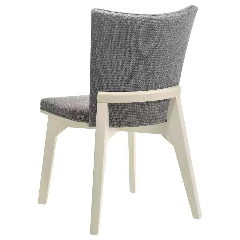 GDFStudio Astrid, sedie da pranzo in tessuto imbottito e legno (set da 2)