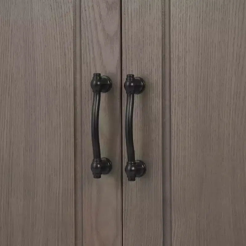 Mobile contenitore a 2 ante a colonna con ripiano aperto, Salt Oak