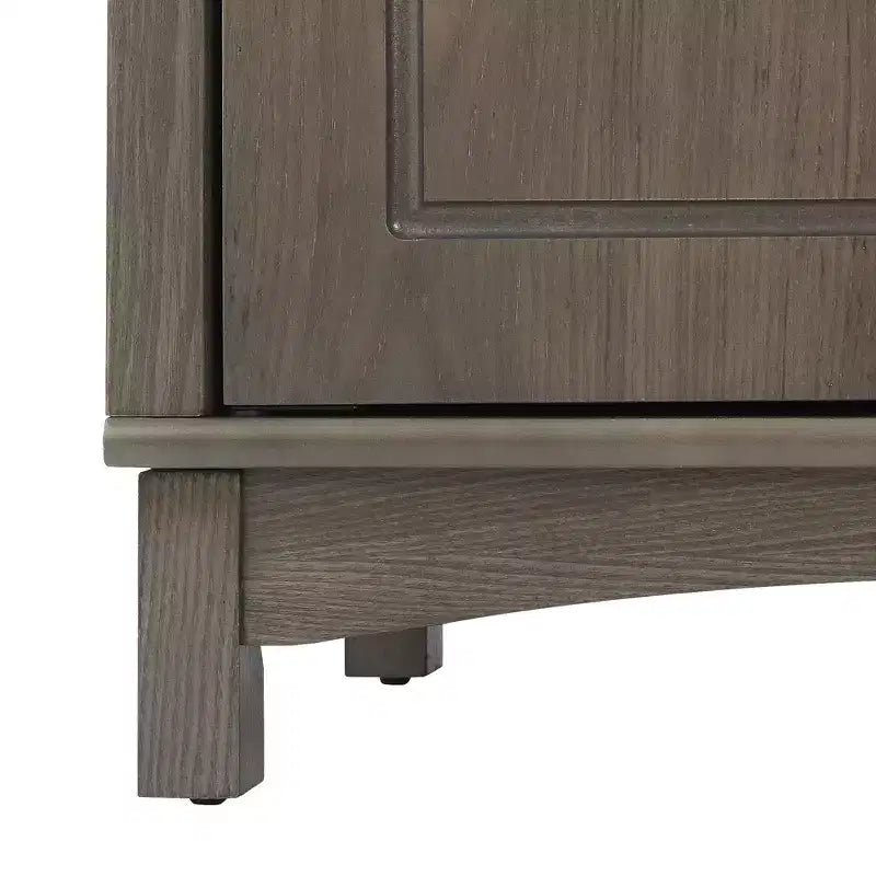 Mobile contenitore a 2 ante a colonna con ripiano aperto, Salt Oak