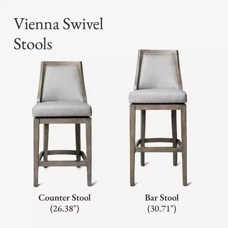 Sgabello da bar Maven Lane Vienna con rivestimento in tessuto 31