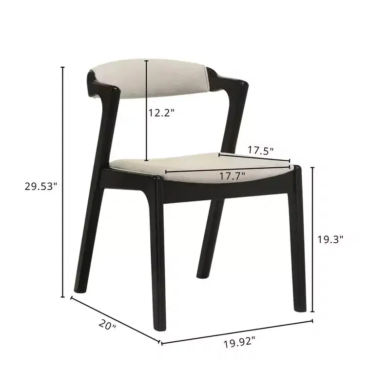 Sedie da pranzo imbottite Roundhill Furniture Lavin, set da 2