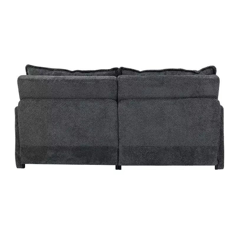 Divano letto estraibile Whisen, divano letto convertibile con contenitore laterale e porte di ricarica USB/C-TYPE