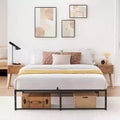 Acekool 14 Inch Queen Metal Platform Bed Frame, Strong Support, Easy Assembly, No Box Spring Needed, Sturdy Design with Under Bed Storage