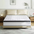 Swedrea Hybrid Mattress Breathable Medium Memory Foam Bed-in-a-Box White