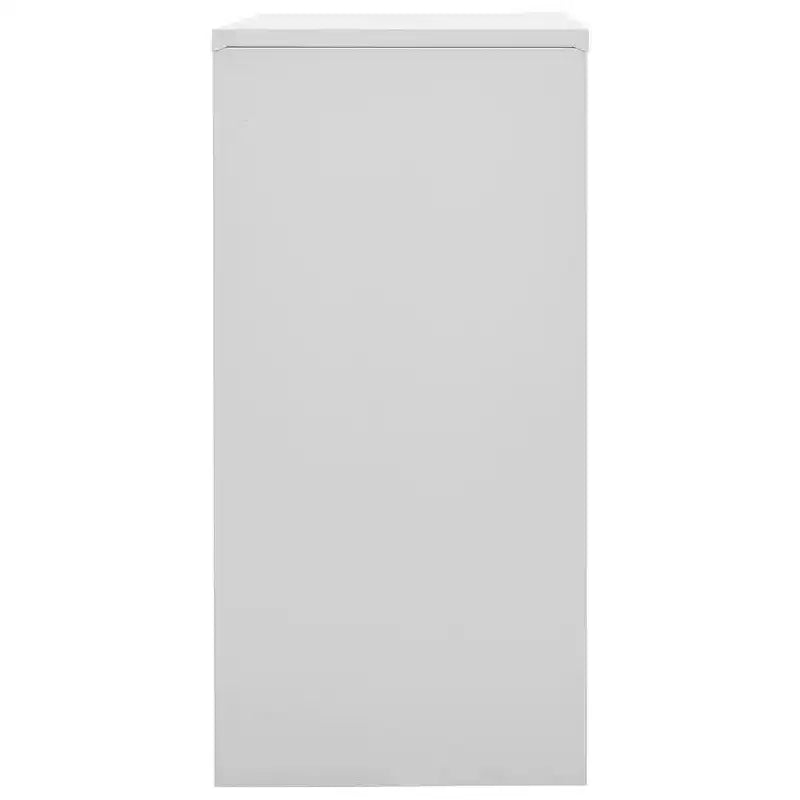 vidaXL Armadietto metallico Grigio chiaro e Blu Acciaio Media