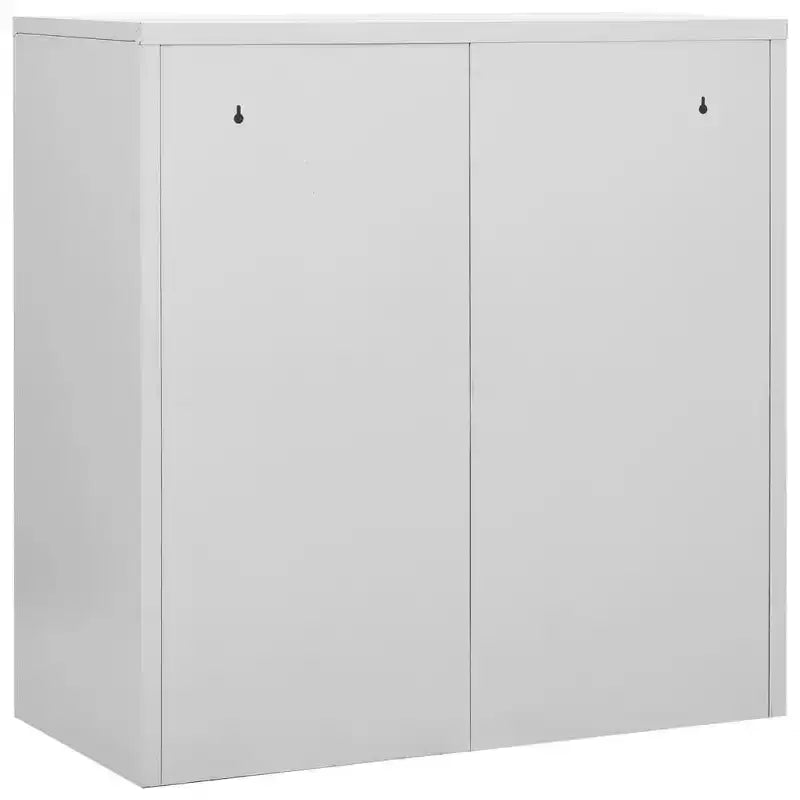 vidaXL Armadietto metallico Grigio chiaro e Blu Acciaio Media