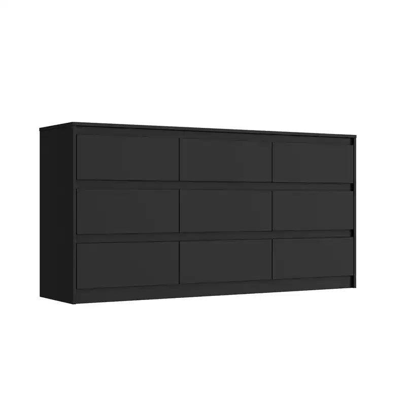 Famapy Cassettiera Minimalista Contemporanea a 9 Cassetti, Ampio Spazio per Camera da Letto/Soggiorno