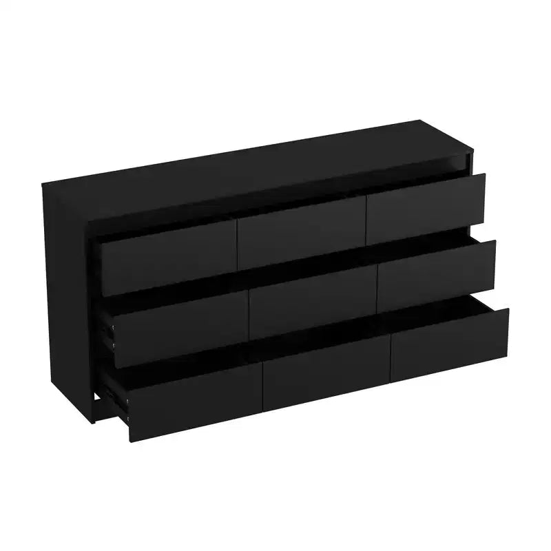 Famapy Cassettiera Minimalista Contemporanea a 9 Cassetti, Ampio Spazio per Camera da Letto/Soggiorno
