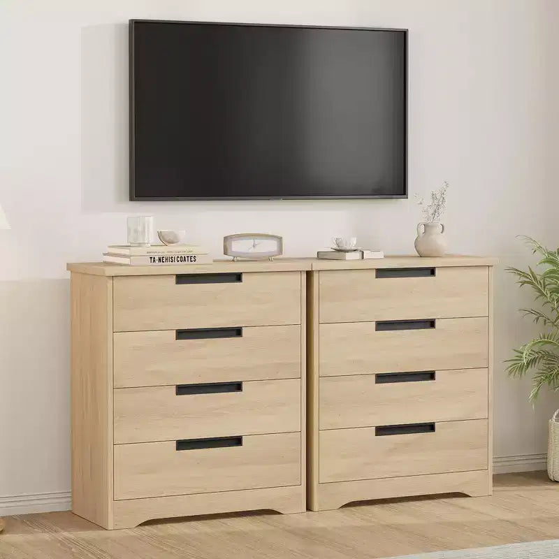 Cassettiera per camera da letto, Comodino a 3 cassetti con ampio spazio, Cassettiera piccola moderna da organizzazione Comodino per soggiorno, Cameretta