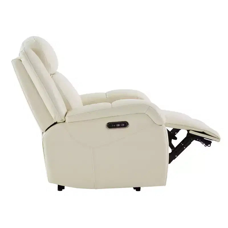 Poltrona Reclinabile Elettrica Spruce & Spring con Poggiatesta Elettrico e Porte di Ricarica