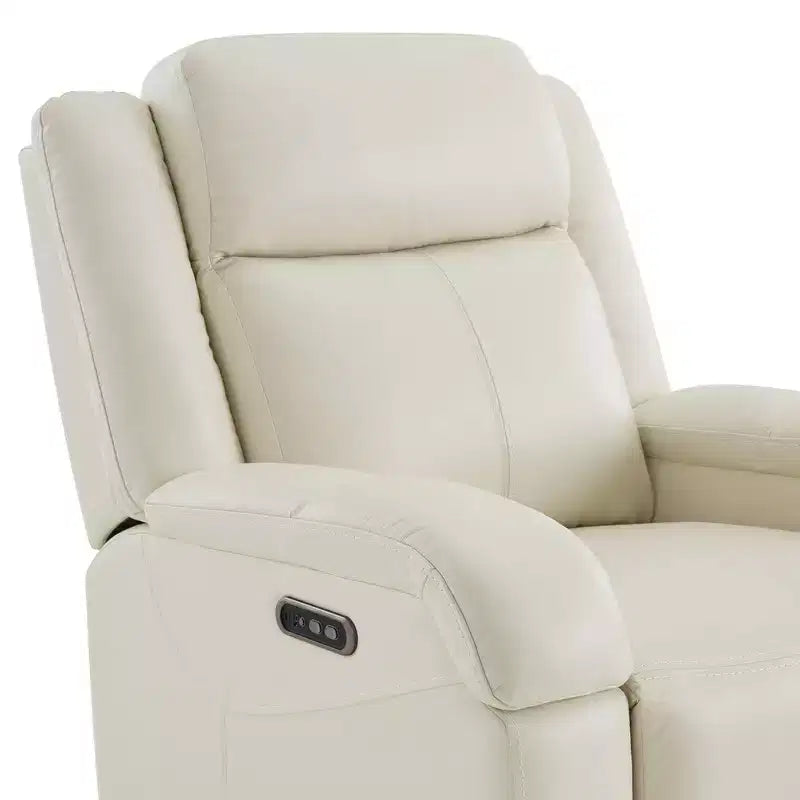 Poltrona Reclinabile Elettrica Spruce & Spring con Poggiatesta Elettrico e Porte di Ricarica