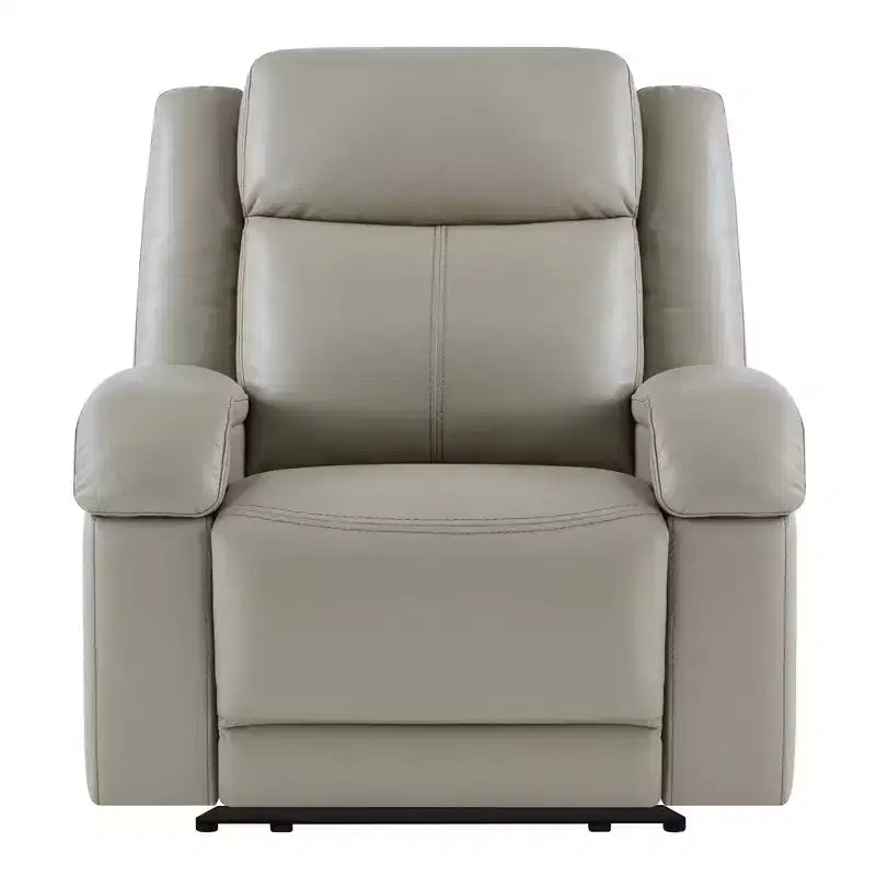 Poltrona Reclinabile Elettrica Spruce & Spring con Poggiatesta Elettrico e Porte di Ricarica