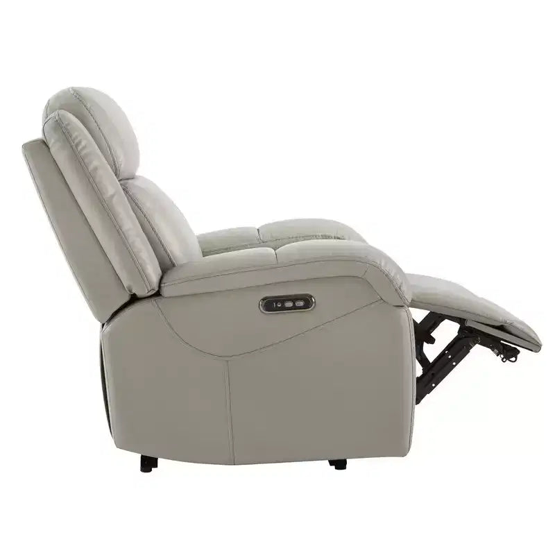 Poltrona Reclinabile Elettrica Spruce & Spring con Poggiatesta Elettrico e Porte di Ricarica