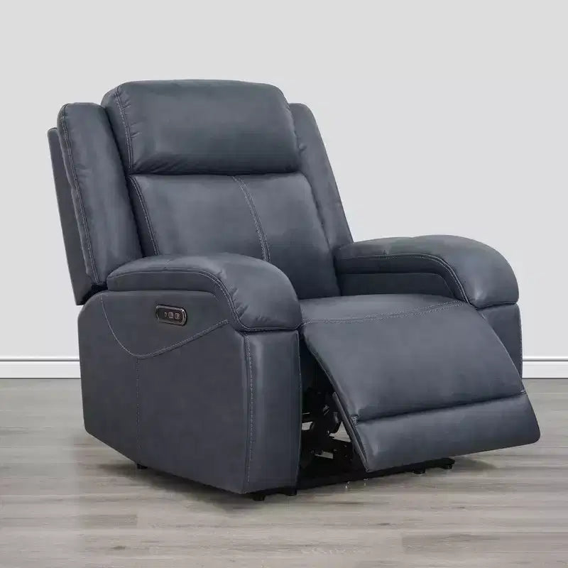 Poltrona Reclinabile Elettrica Spruce & Spring con Poggiatesta Elettrico e Porte di Ricarica