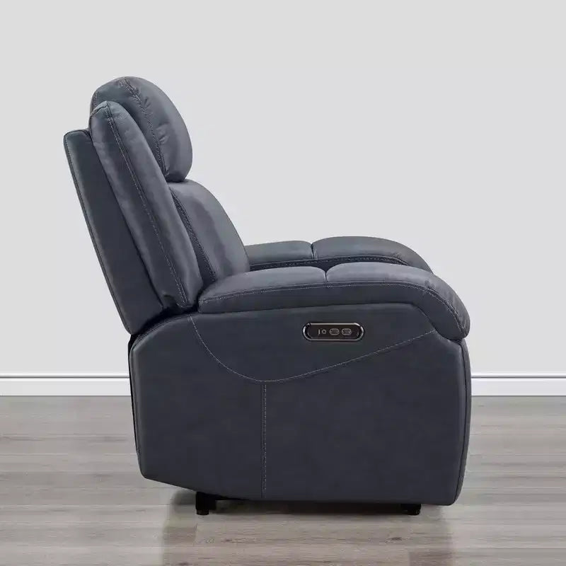 Poltrona Reclinabile Elettrica Spruce & Spring con Poggiatesta Elettrico e Porte di Ricarica