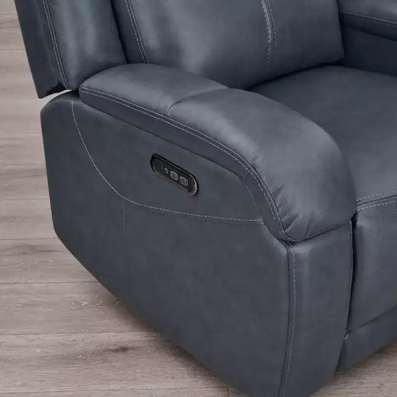 Poltrona Reclinabile Elettrica Spruce & Spring con Poggiatesta Elettrico e Porte di Ricarica