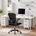 Mesh Office Chair with Adjustable Lumbar Support, -Up Armrest Rolling Work Chair, Comfy Computer Chair