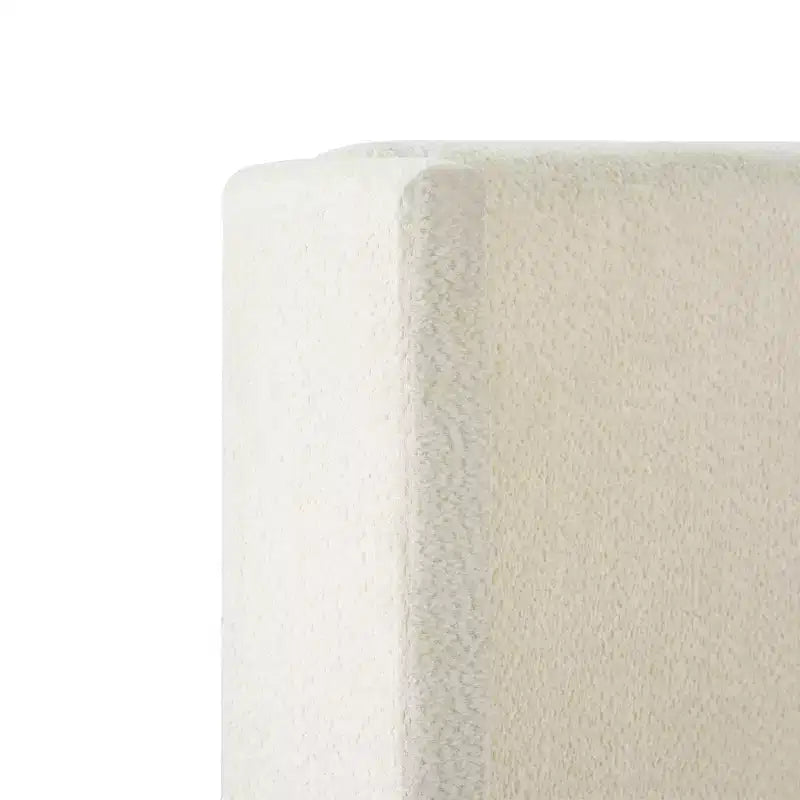 Base letto matrimoniale/king size con testiera imbottita, tessuto bouclé - ModernLuxe