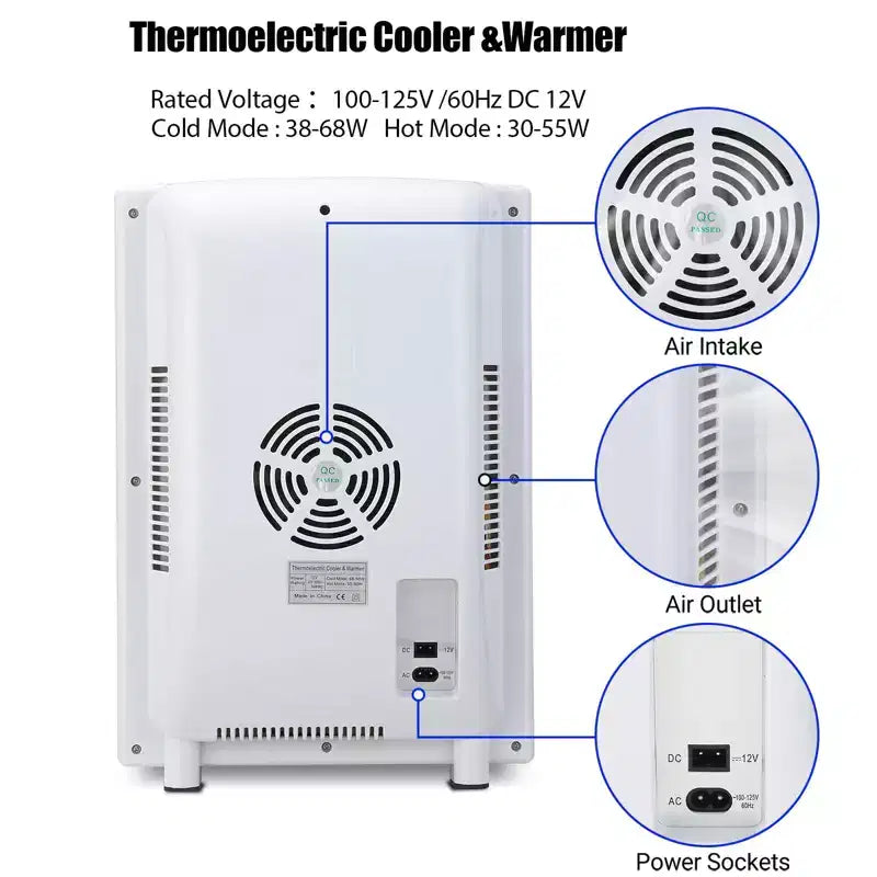 Incubatrice per rettili, incubatrice per uova da cova da 25 litri - Temperatura controllata 10°C-60°C, incubatrice digitale portatile 12V/110V per piccoli rettili