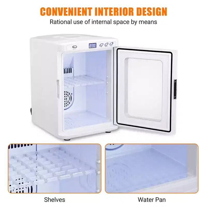 Incubatrice per rettili, incubatrice per uova da cova da 25 litri - Temperatura controllata 10°C-60°C, incubatrice digitale portatile 12V/110V per piccoli rettili